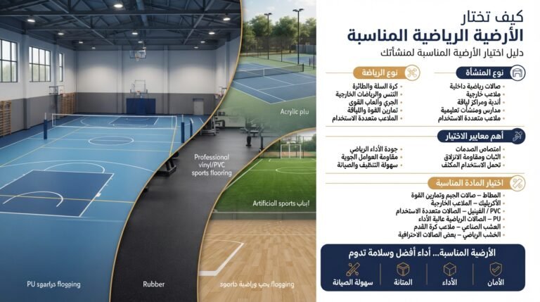 How Do You Choose the Right Sports Flooring for Your Facility?