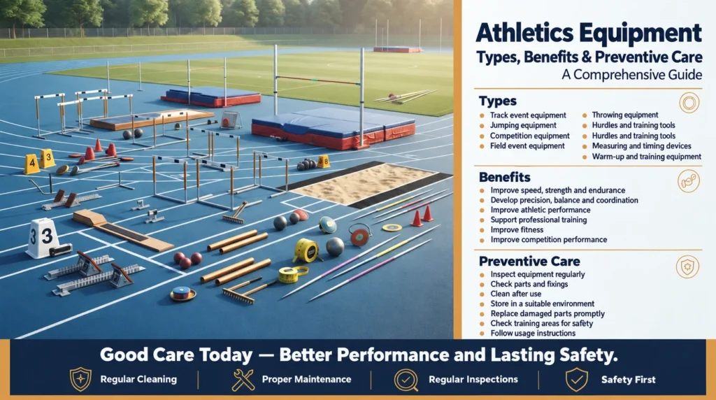 Athletics Equipment: Types, Benefits, and Preventive Maintenance — A Comprehensive Guide