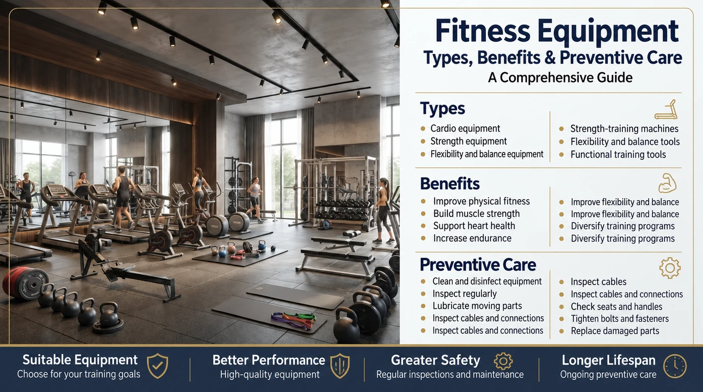 Fitness Equipment: Types, Benefits, and Preventive Care — A Comprehensive Guide