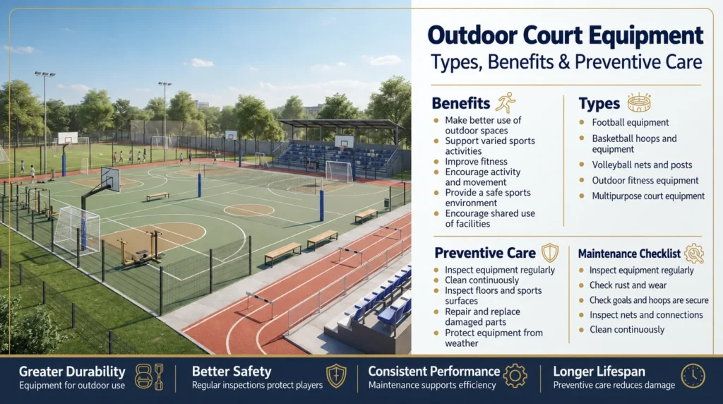 Outdoor Playground Equipment: Types, Benefits, and Preventive Maintenance