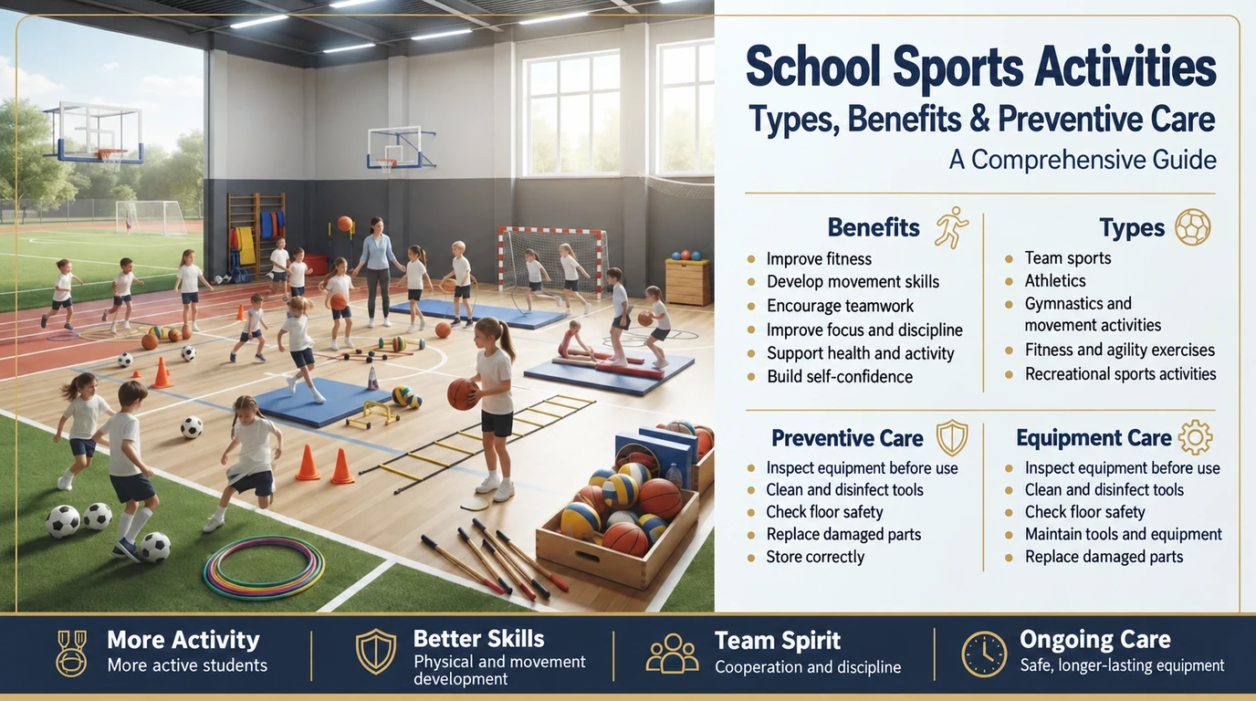 School Sports Activities: Types, Benefits, and Preventive Maintenance — A Comprehensive Guide